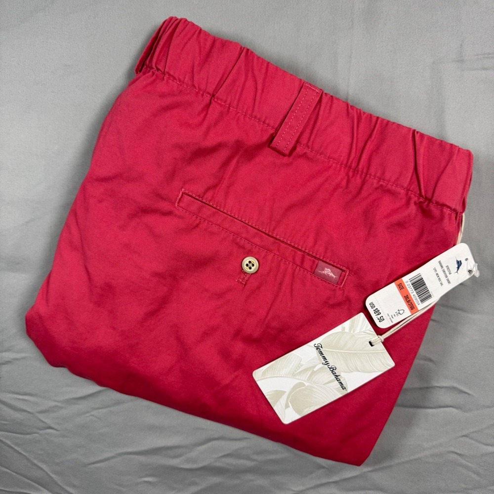 NWT‎ Tommy Bahama Mens Survivor Cargo Shorts Sz 3XLB Red Sail Vacation Resort